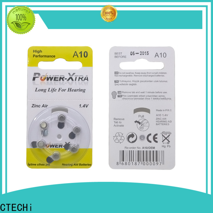 CTECHi rechargeable zinc air battery wholesale for hearing aid 1