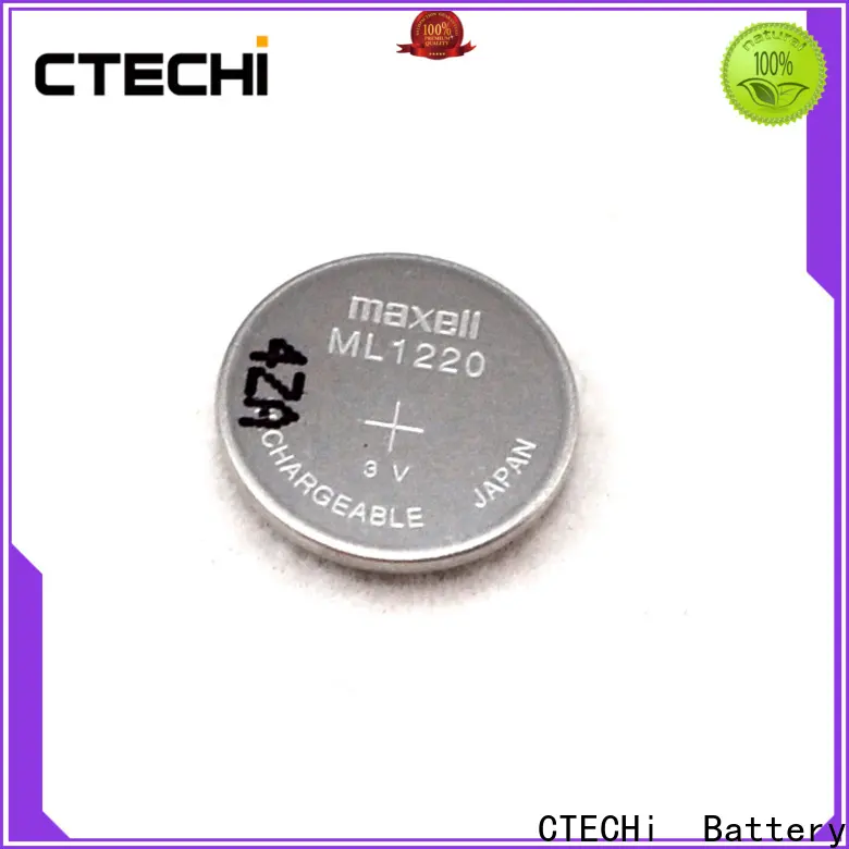 CTECHi electronic rechargeable button batteries manufacturer for car key 1