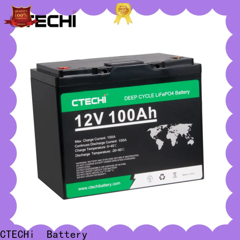 CTECHi durable lifepo4 power pack manufacturer for Boats 1