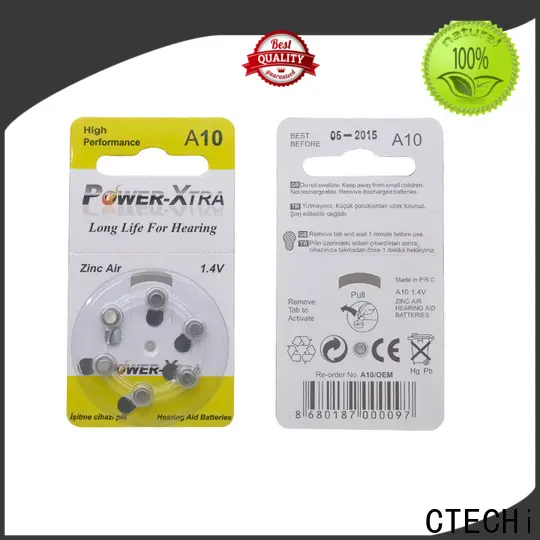 CTECHi zinc air battery series for hearing aid 1