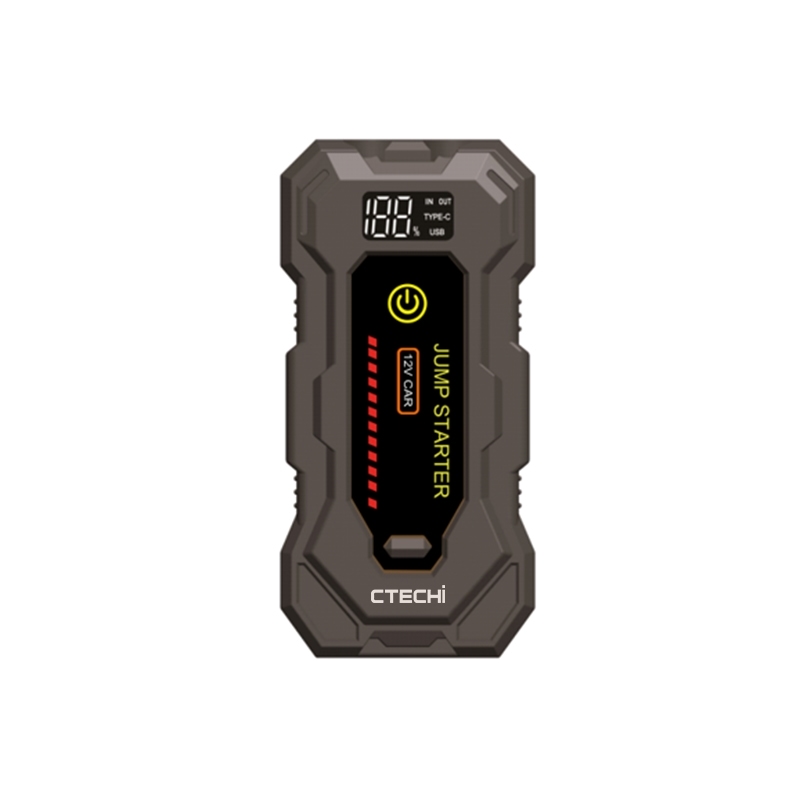 CTECHI CT-22 12V 10000mAh Car Emergency Jump Starter – 3000A Peak, Fast-Charging Power Bank with LED Flashlight 2