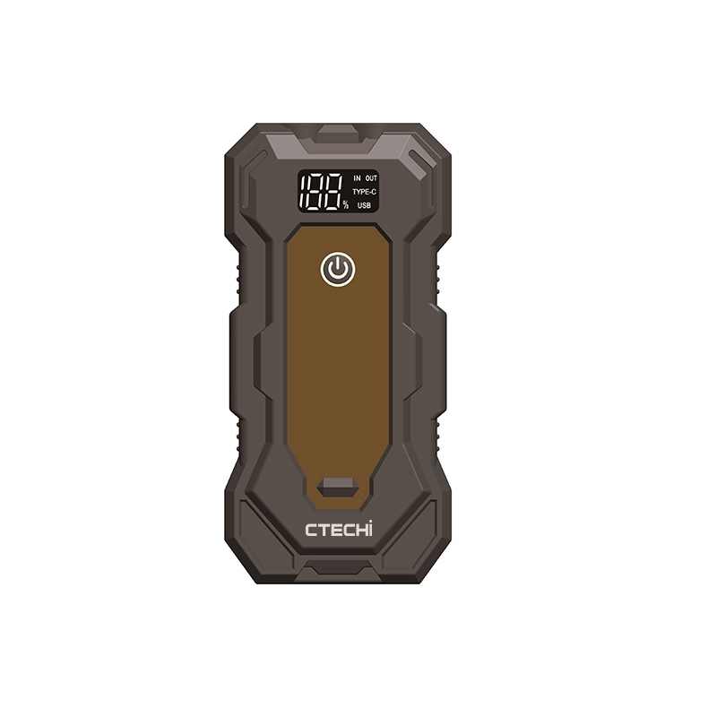 CTECHI CT-22 12V 10000mAh Car Emergency Jump Starter – 3000A Peak, Fast-Charging Power Bank with LED Flashlight 3