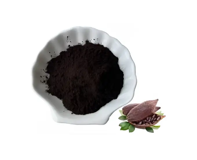 Natural Black Brown Cocoa Powder Rich In Alkaloids 1