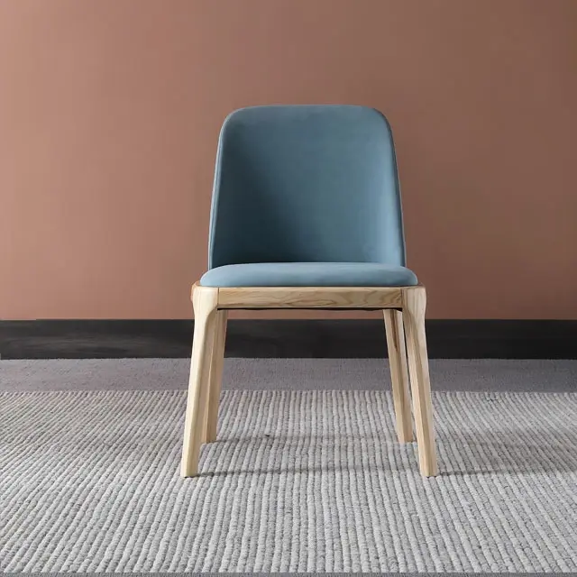 Custom Black Wood Dining Chair Factory 2