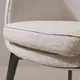 Sillas de comedor de madera de fresno/algodón y lino - MIGLIO 5792 5