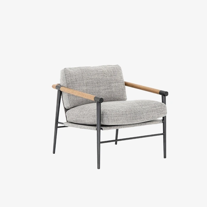 Minimalist Indoor Wooden Lounge Chair Living Room 1