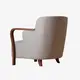 Round Lounge Chair Cotton Linen / Customized - - MIGLIO 5792 2