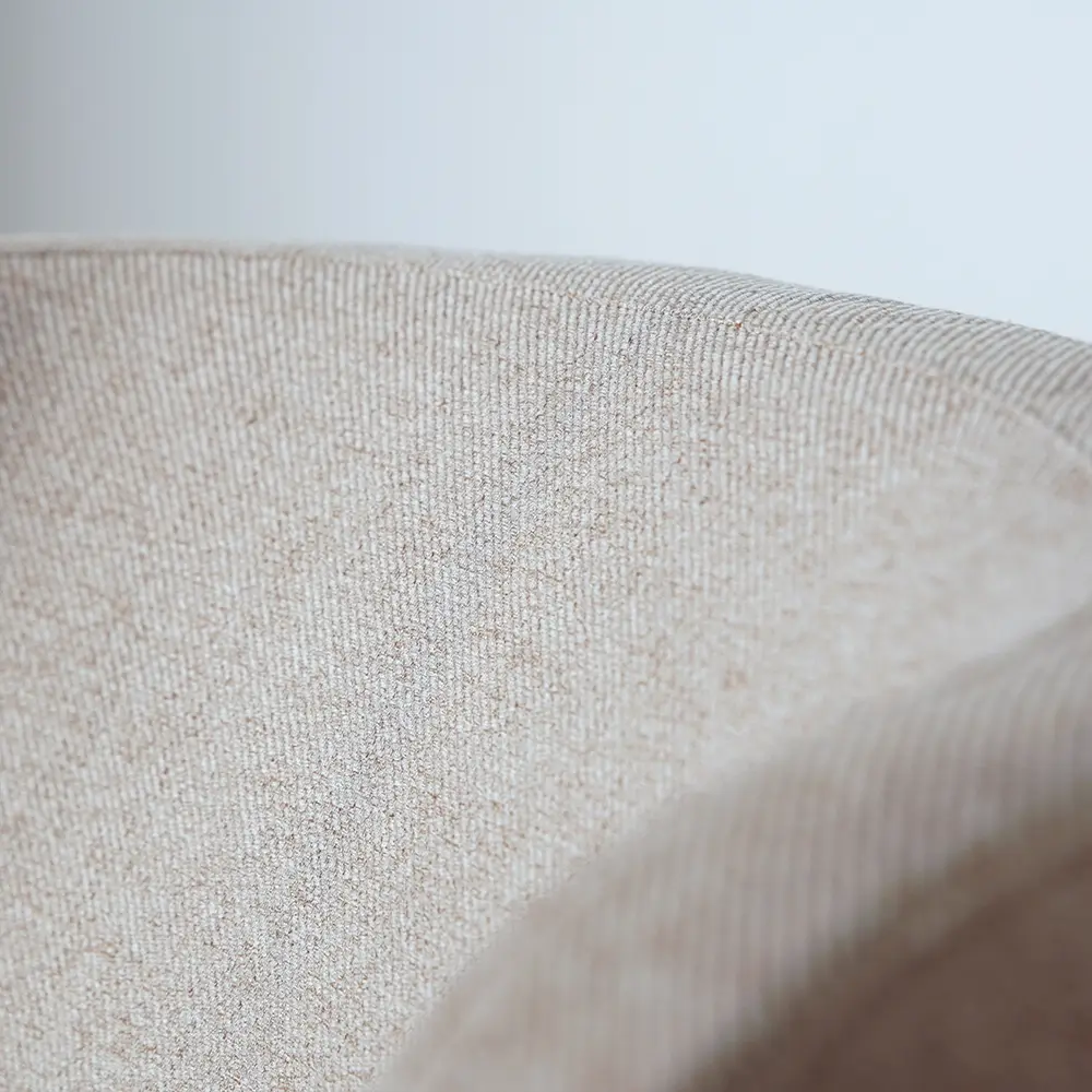 Round Lounge Chair Cotton Linen / Customized - - MIGLIO 5792 3