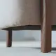 Round Lounge Chair Cotton Linen / Customized - - MIGLIO 5792 5