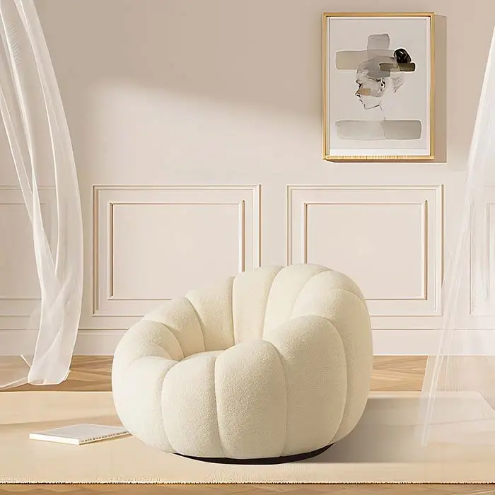 Sectional Living Room Furniture Teddy Fleece / Sherpa / Customized by MIGLIO 5792 5