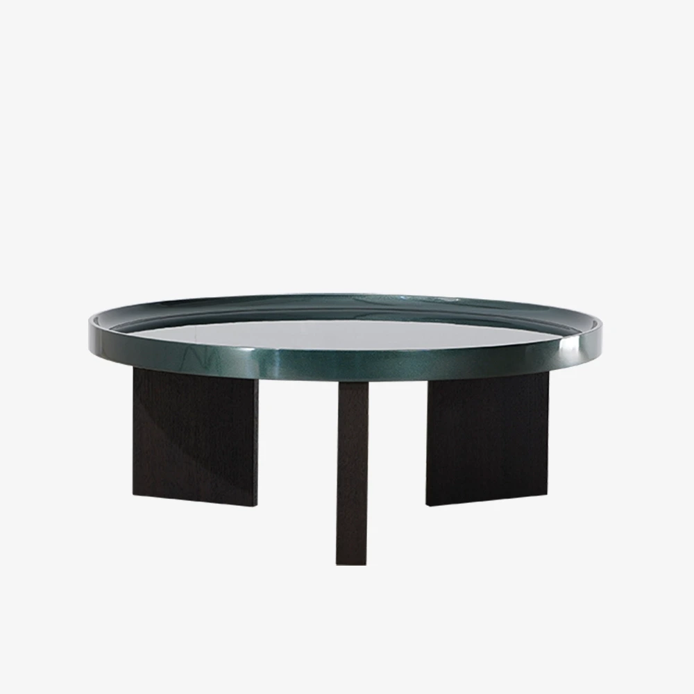 Juego de mesa de centro redonda moderna y contemporánea para sala de estar 1