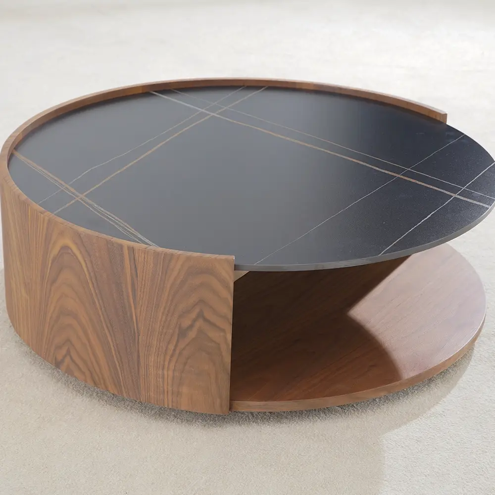 High-qualityliving Room Furniture MDF Veneer +ceramic Top TC1095 2