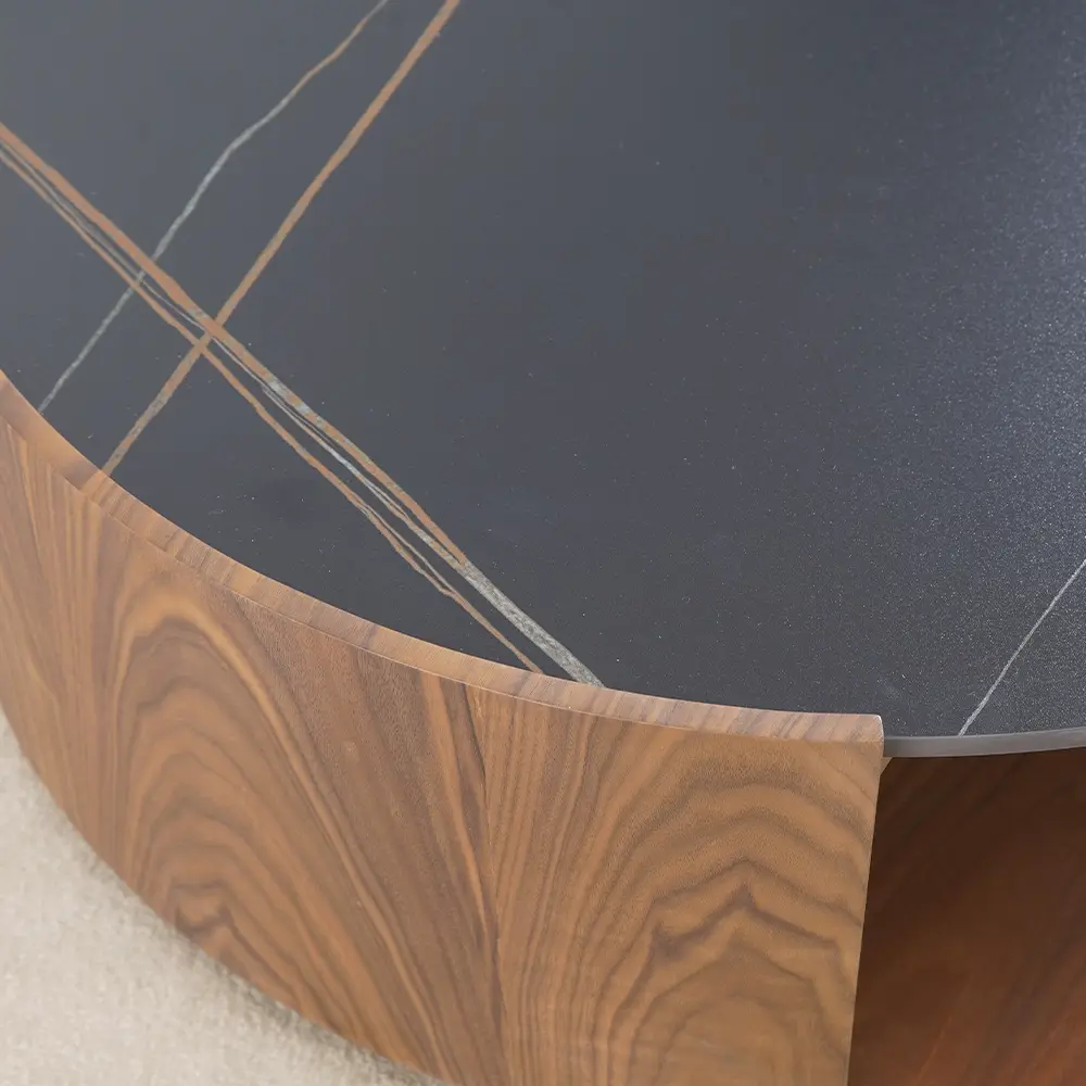 High-qualityliving Room Furniture MDF Veneer +ceramic Top TC1095 5
