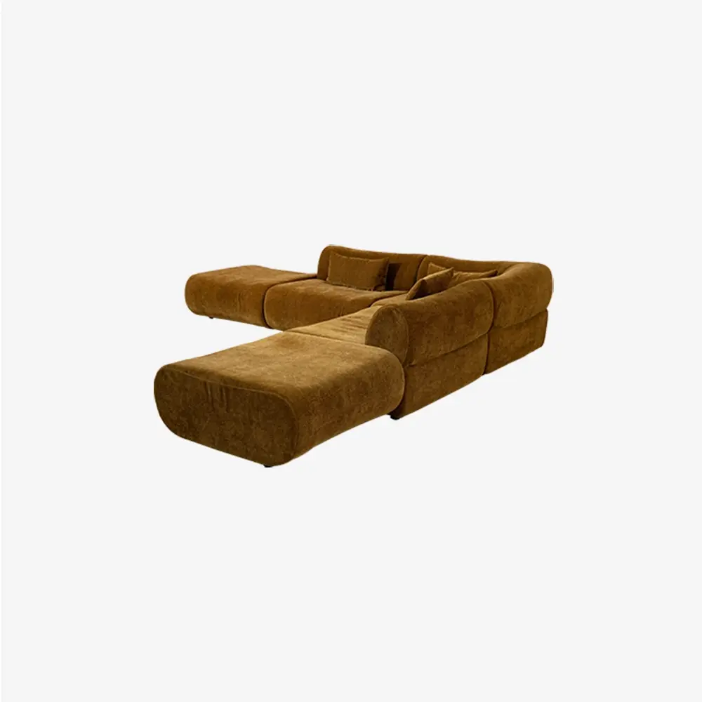 High-endmodular Couch Pieces Armless Single:101*102*67cm   Corner: 103*103*67CM   Ottoman:97*94*41CM M040 3