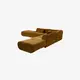 High-endmodular Couch Pieces Armless Single:101*102*67cm   Corner: 103*103*67CM   Ottoman:97*94*41CM M040 3