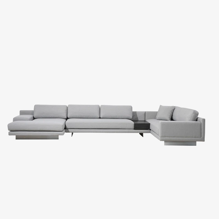 Sofá modular al aire libre contemporáneo moderno 1