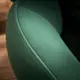 Modern Dark Green Curved Three-seater Velvet Sofa Couch with Pillows for Living Room-1 4