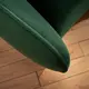 Modern Dark Green Curved Three-seater Velvet Sofa Couch with Pillows for Living Room-1 6