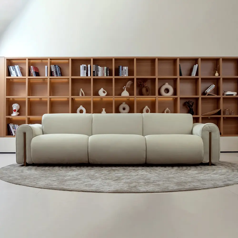 Bestmodern Living Room Furniture Light Grayish Green / Customized Microfiber Suede / Customized 2