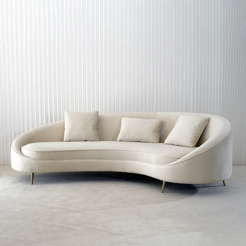 Leather and Fabric Couch MIGLIO 5792suppliers 2