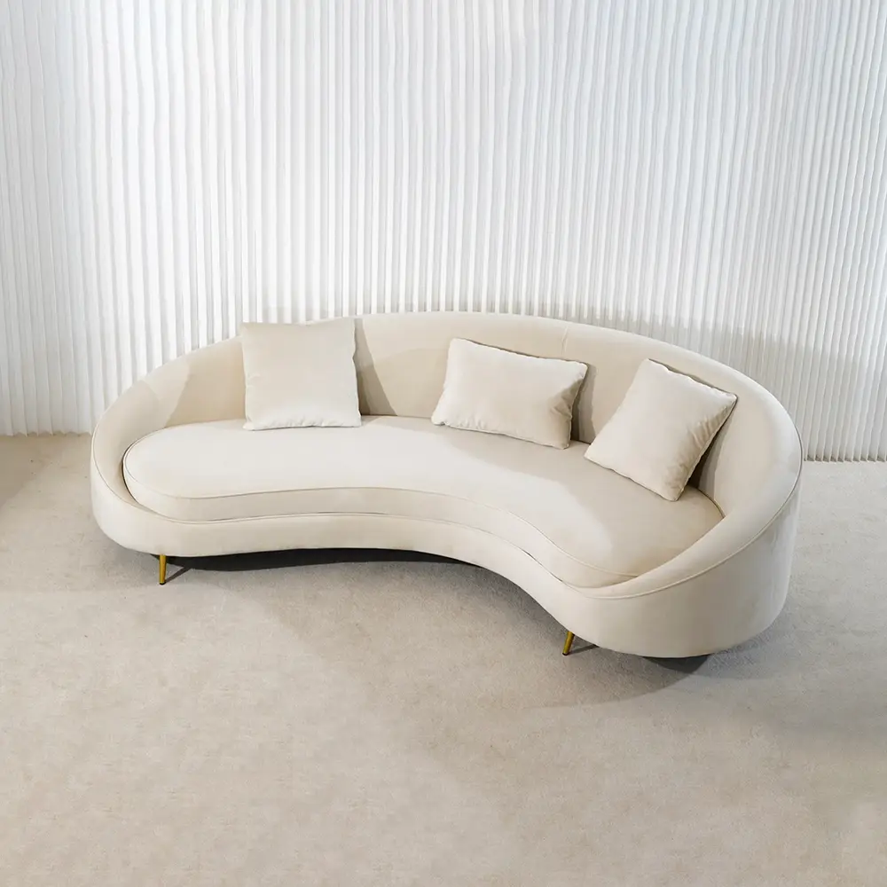 Leather and Fabric Couch MIGLIO 5792suppliers 3