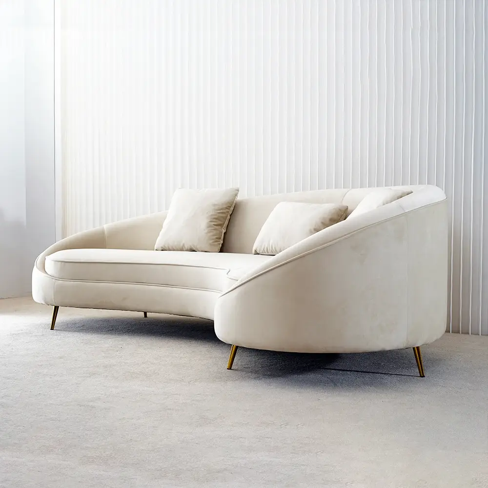 Leather and Fabric Couch MIGLIO 5792suppliers 4