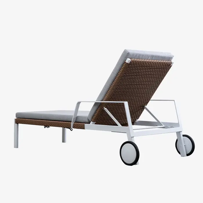 Fabric Chair Supplier Manufacturers Aluminum/ Rattan / Quick Dry Foam 2