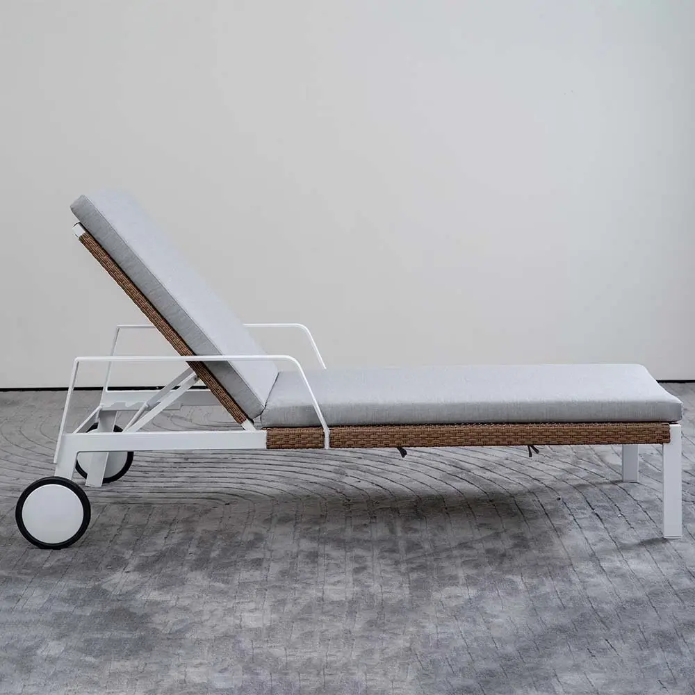 Fabric Chair Supplier Manufacturers Aluminum/ Rattan / Quick Dry Foam 3