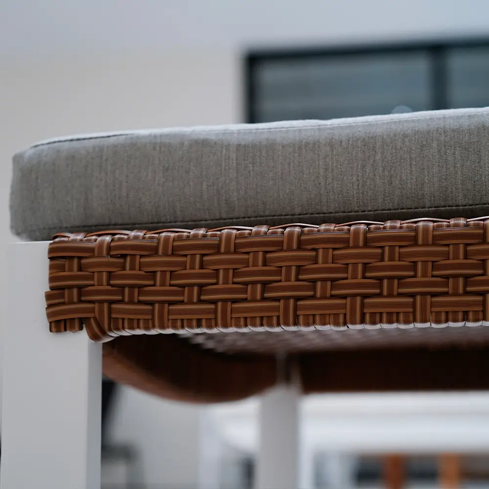 Fabric Chair Supplier Manufacturers Aluminum/ Rattan / Quick Dry Foam 4