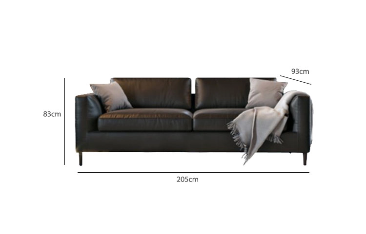 black sofa