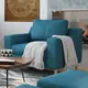 Sofa & Couch Armchair: L100*D93*H86cm 3 Seater: L200*D93*H86cm Cotton Linen / Customizedsupply 3