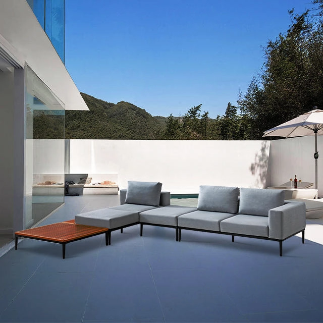 l shaped outdoor sofa