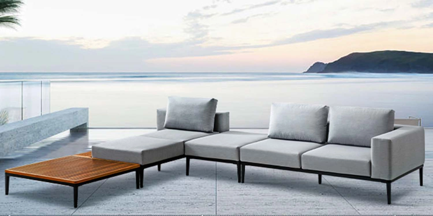 l shaped outdoor sofa