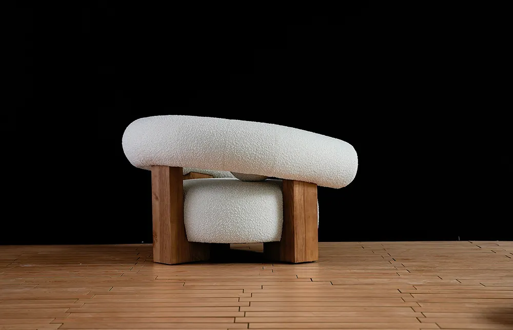 Easy-to-usesofa Set Supplier Teddy Fleece / Customized Indoor Set 4