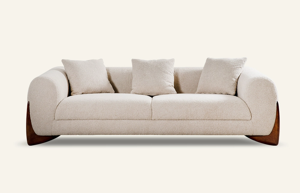 minimalist 2-3 Seater sofa set wooden legs M080 1