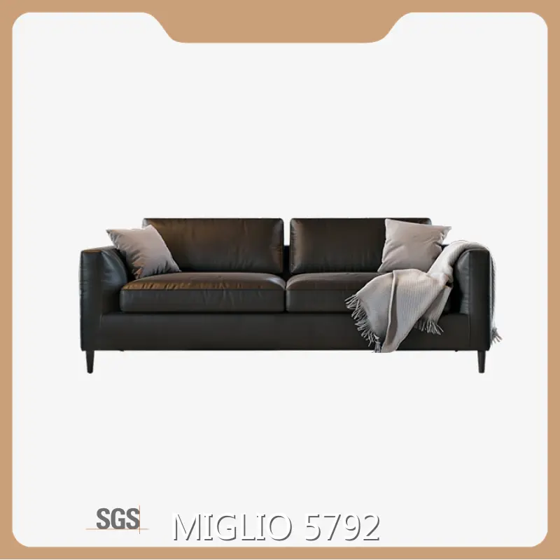 Custom Made Sofa Picture Show Leather/Customizedcompany 1