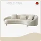 Leather and Fabric Couch MIGLIO 5792suppliers 1