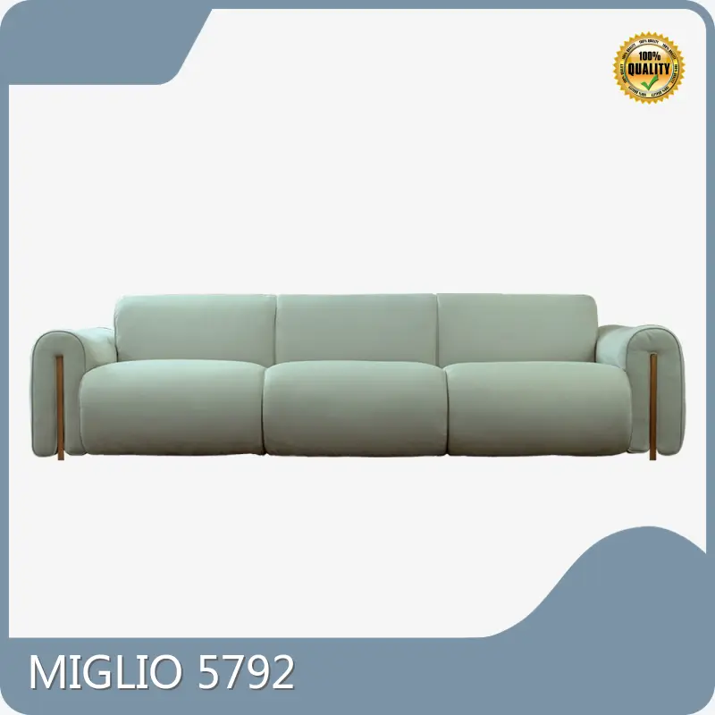 Bestmodern Living Room Furniture Light Grayish Green / Customized Microfiber Suede / Customized 1