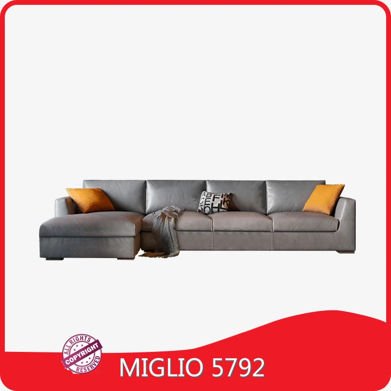 Custom Sofa Furniture Chaise: L90*D160*H85cm 3 Seater: L205*D95*H85cmmanufacturers 1