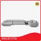 MIGLIO 5792 Outdoor Modern Couch Grey / Customizedsupply 1