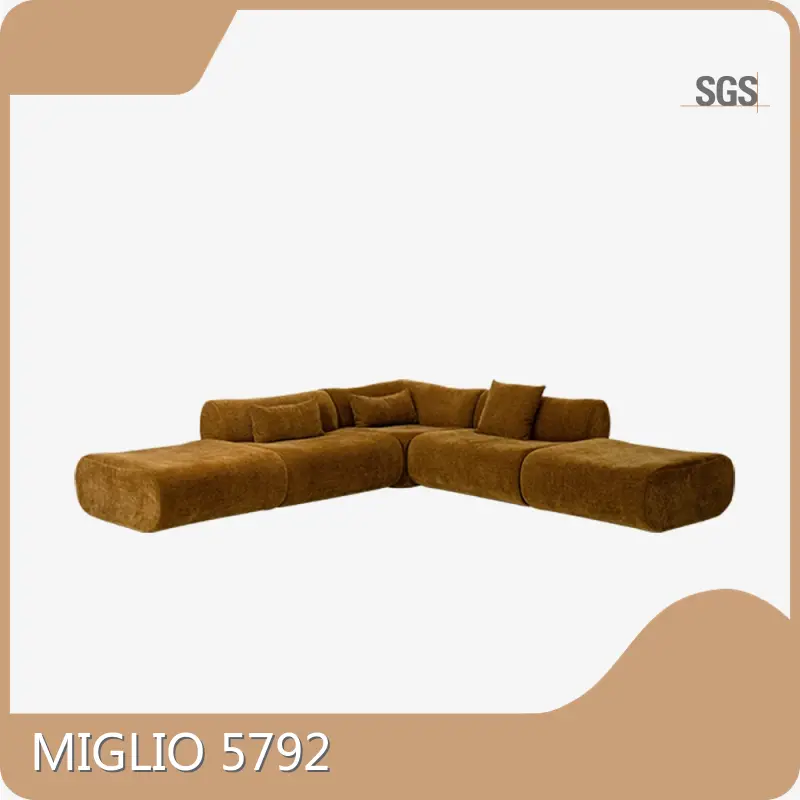 High-endmodular Couch Pieces Armless Single:101*102*67cm   Corner: 103*103*67CM   Ottoman:97*94*41CM M040 1
