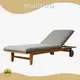 Pool Side Lounger Manufacturers Teak/ Sunbrella Fabric 1