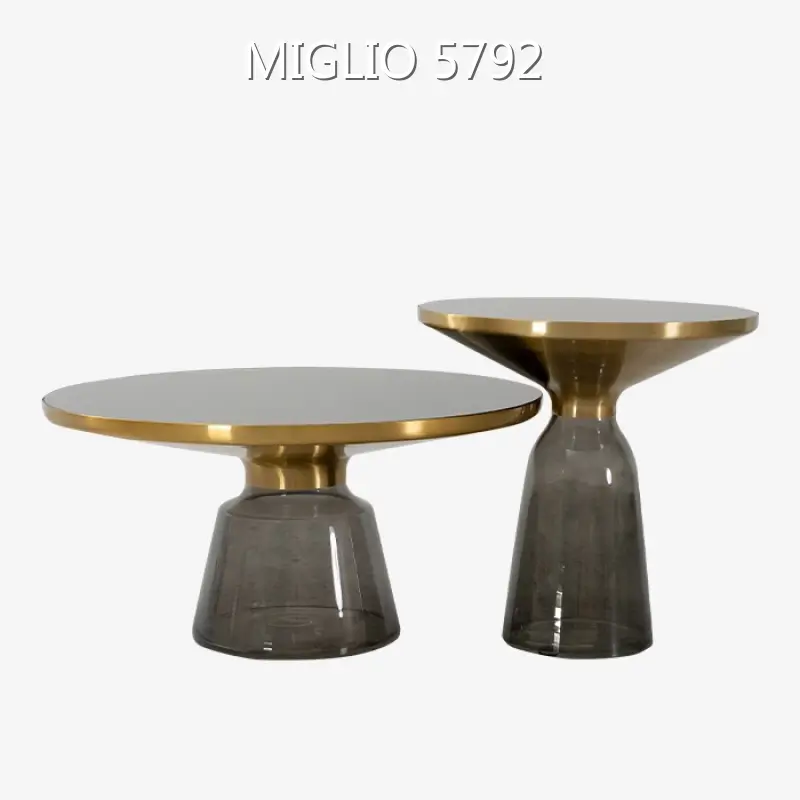 Modern Glass Coffee Table /Side Table Set 1