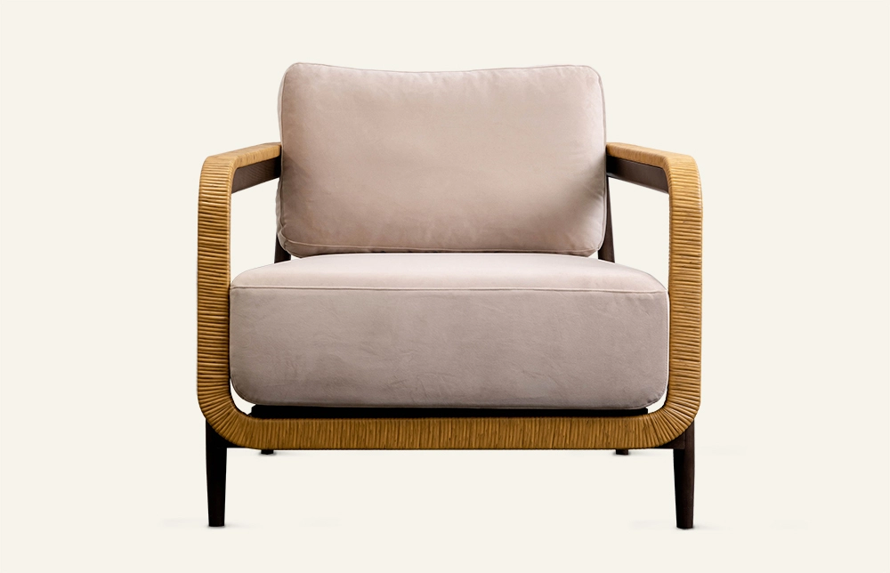 Radice woven wooden chair patio MY123 1