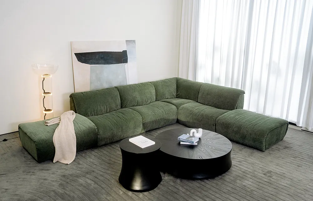 Couch Manufacturer Green/ Customized Wholesale - MIGLIO 5792 2