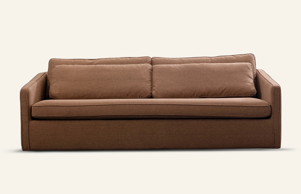 MIGLIO Minimalist Puro White 3 Seater Sofa Washable M170 1