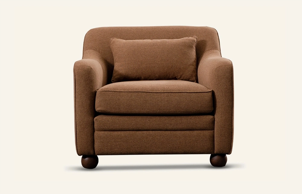 Miglio Berdo Brown Single Sofa Chair M169 1