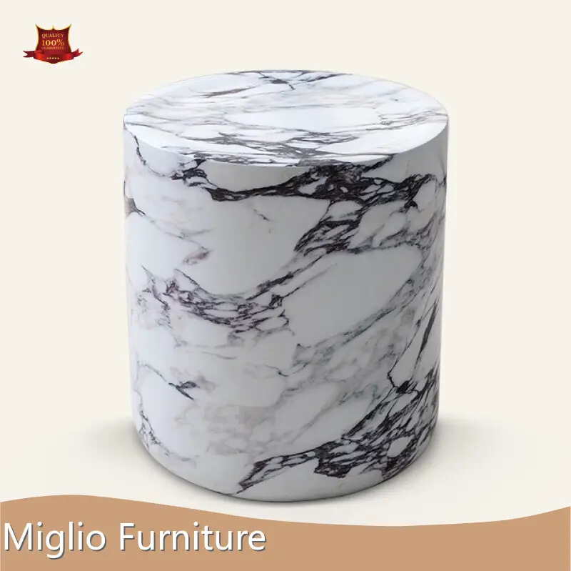 Living Room Furniture Wholesale Bvlgari Marble Side Table - - MIGLIO 5792 1
