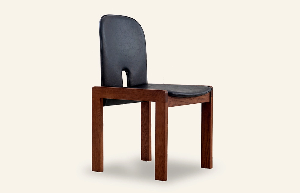 Modern Ash Wooden Leather Dining Room Chair MY199 1