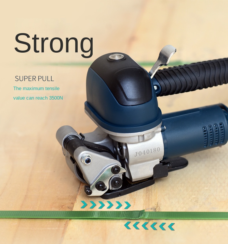 16-19mm PET/PPストラップテープ用の自動パッキング溶接電気ハンドヘルドストラップマシン 10